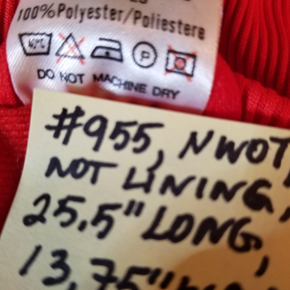 #955 NWOT Adidas Red & Blue Track Jacket S Dolman - Picture 16 of 16